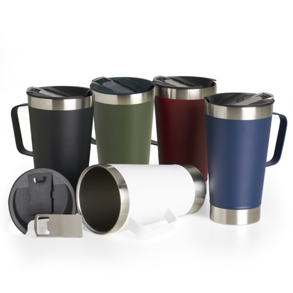 4082 Caneca Térmica Inox com Abridor 500ml